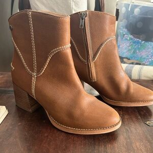 Leather UGG booties like new condition